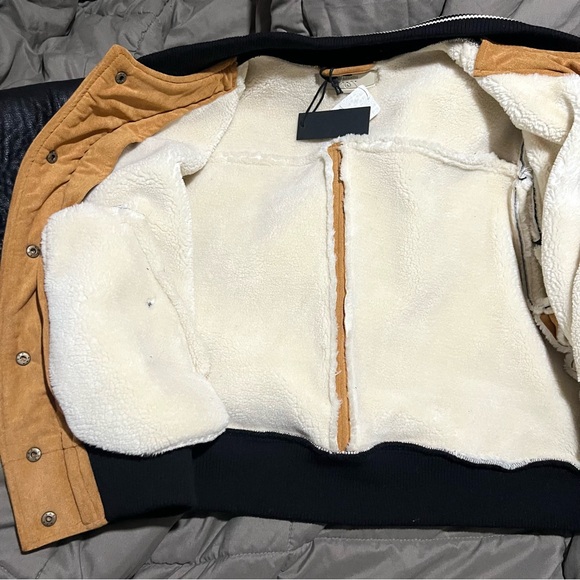 Free People Blanknyc Bomber Jacket Coat Size Large New - Picture 11 of 14